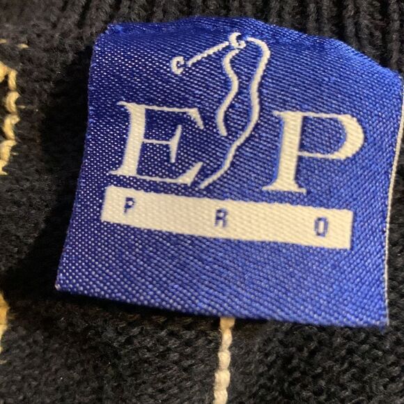 Women’s Golf Argyle Striped Cardigan Sweater EP Pro Small - Picture 7 of 8